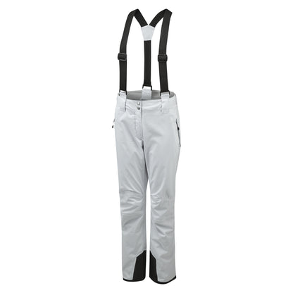 White - Side - Dare 2B Womens-Ladies Diminish Insulated Ski Trousers