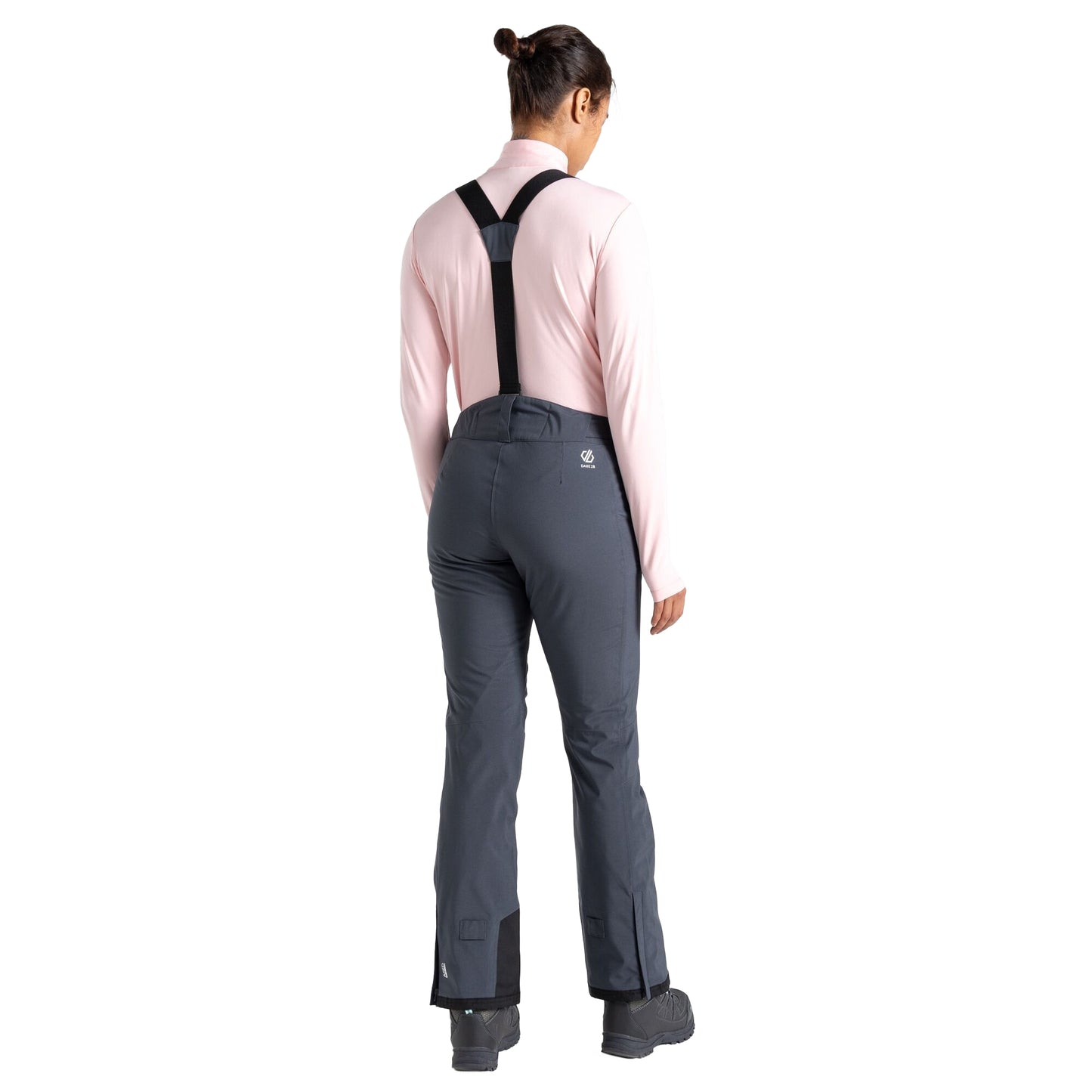 Ebony Grey - Back - Dare 2B Womens-Ladies Diminish Insulated Ski Trousers