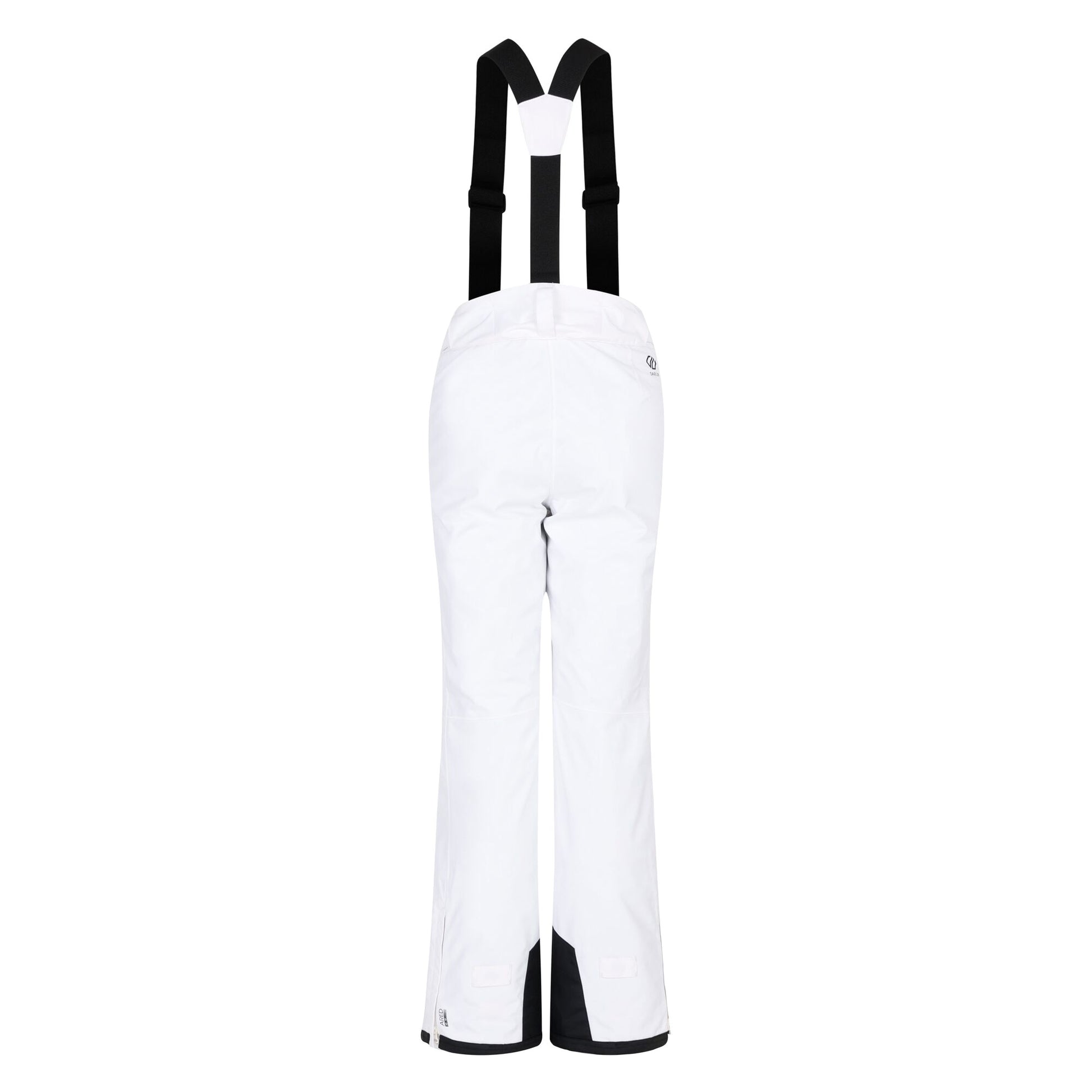 Black-White - Back - Dare 2B Womens-Ladies Diminish Insulated Ski Trousers