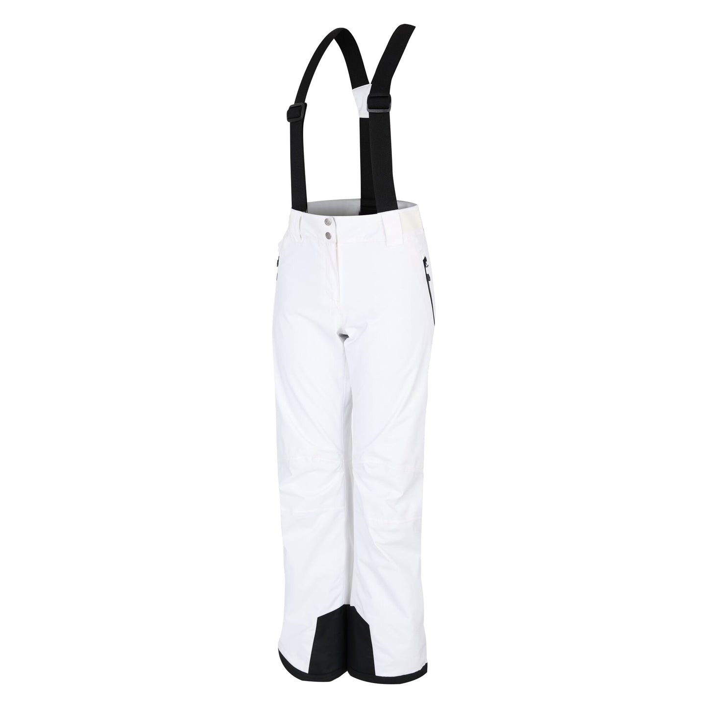 Black-White - Side - Dare 2B Womens-Ladies Diminish Insulated Ski Trousers