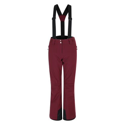 Fig - Front - Dare 2B Womens-Ladies Diminish Insulated Ski Trousers