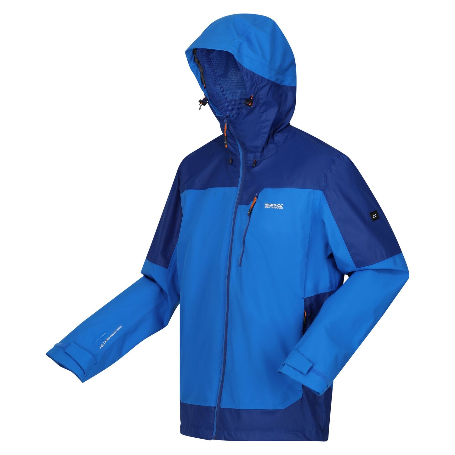 Oxford Blue-New Royal - Side - Regatta Mens Highton III Stretch Waterproof Jacket