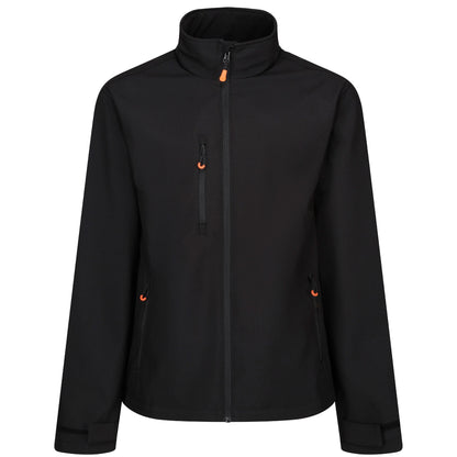 Black - Front - Regatta Professional Mens Thermogen Heated Soft Shell Jacket