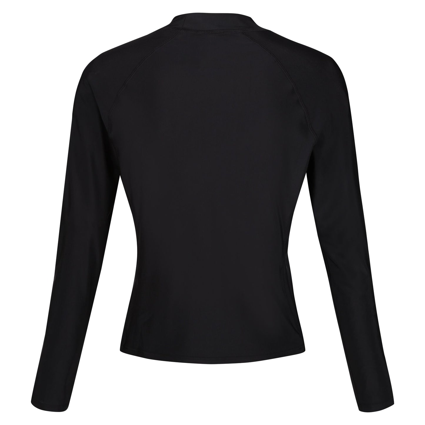 Black - Back - Regatta Womens-Ladies Text Long-Sleeved Rash Top