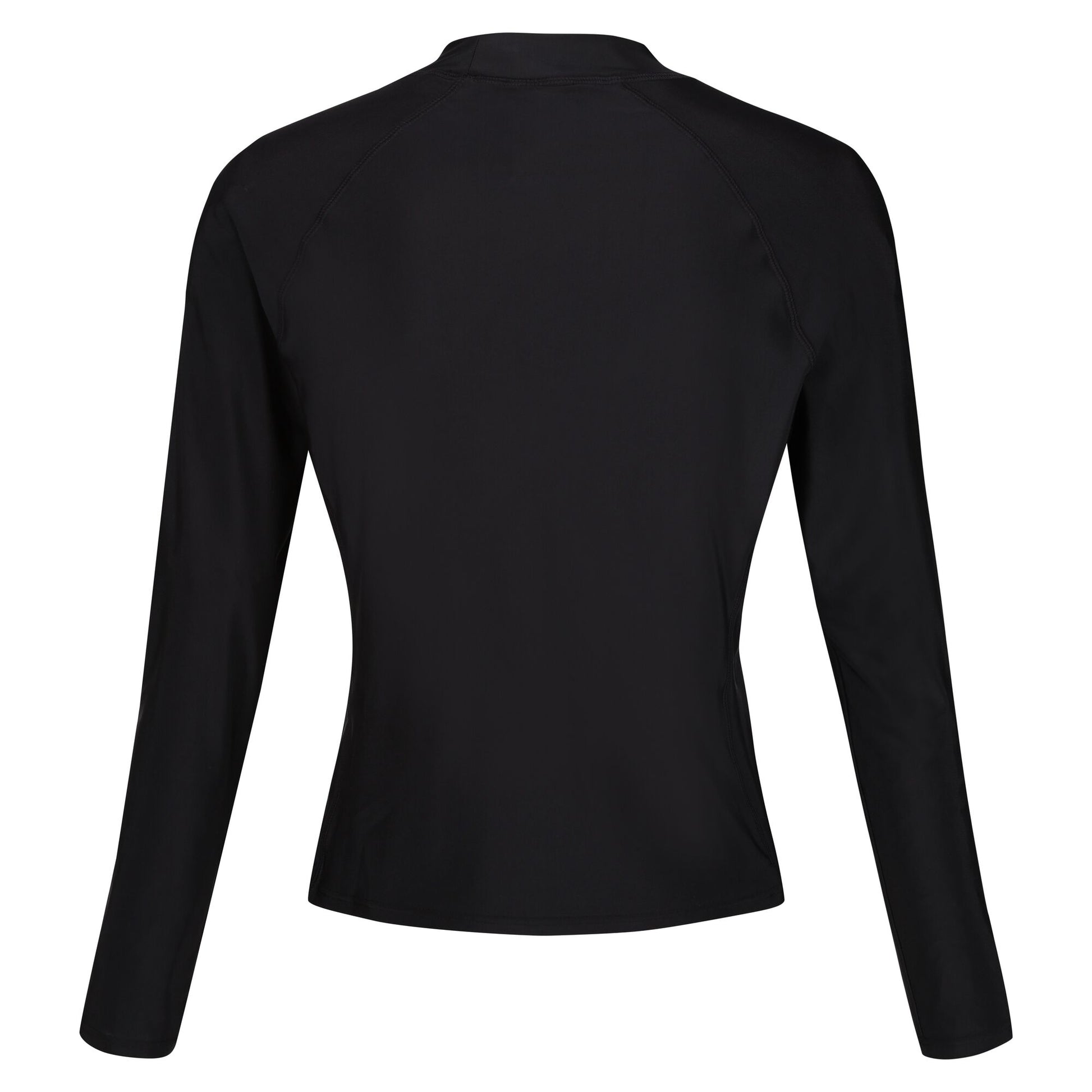 Black - Back - Regatta Womens-Ladies Text Long-Sleeved Rash Top