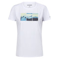 White - Front - Regatta Womens-Ladies Fingal VIII Mountain T-Shirt