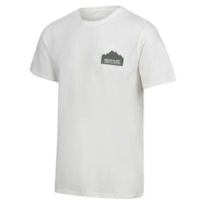 Marshmallow - Side - Regatta Mens Breezed IV Graphic Print T-Shirt