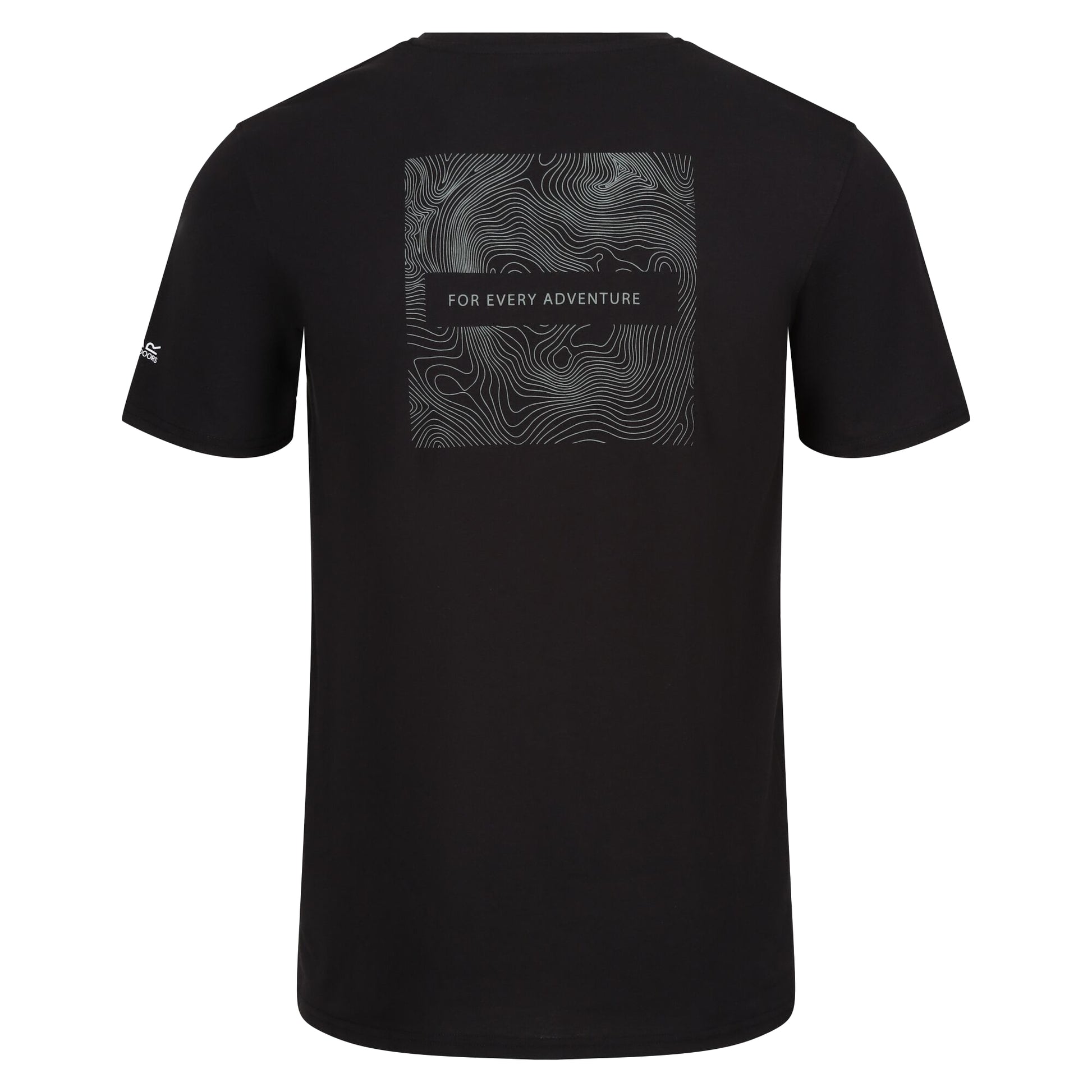 Black - Back - Regatta Mens Breezed IV Graphic Print T-Shirt