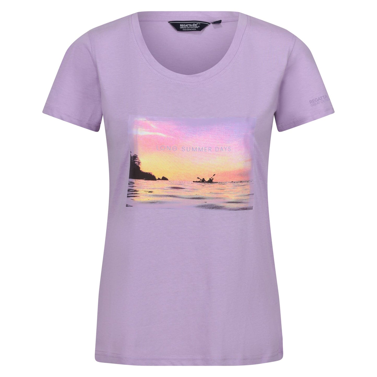 Purple Rose - Front - Regatta Womens-Ladies Filandra VIII Scenery T-Shirt