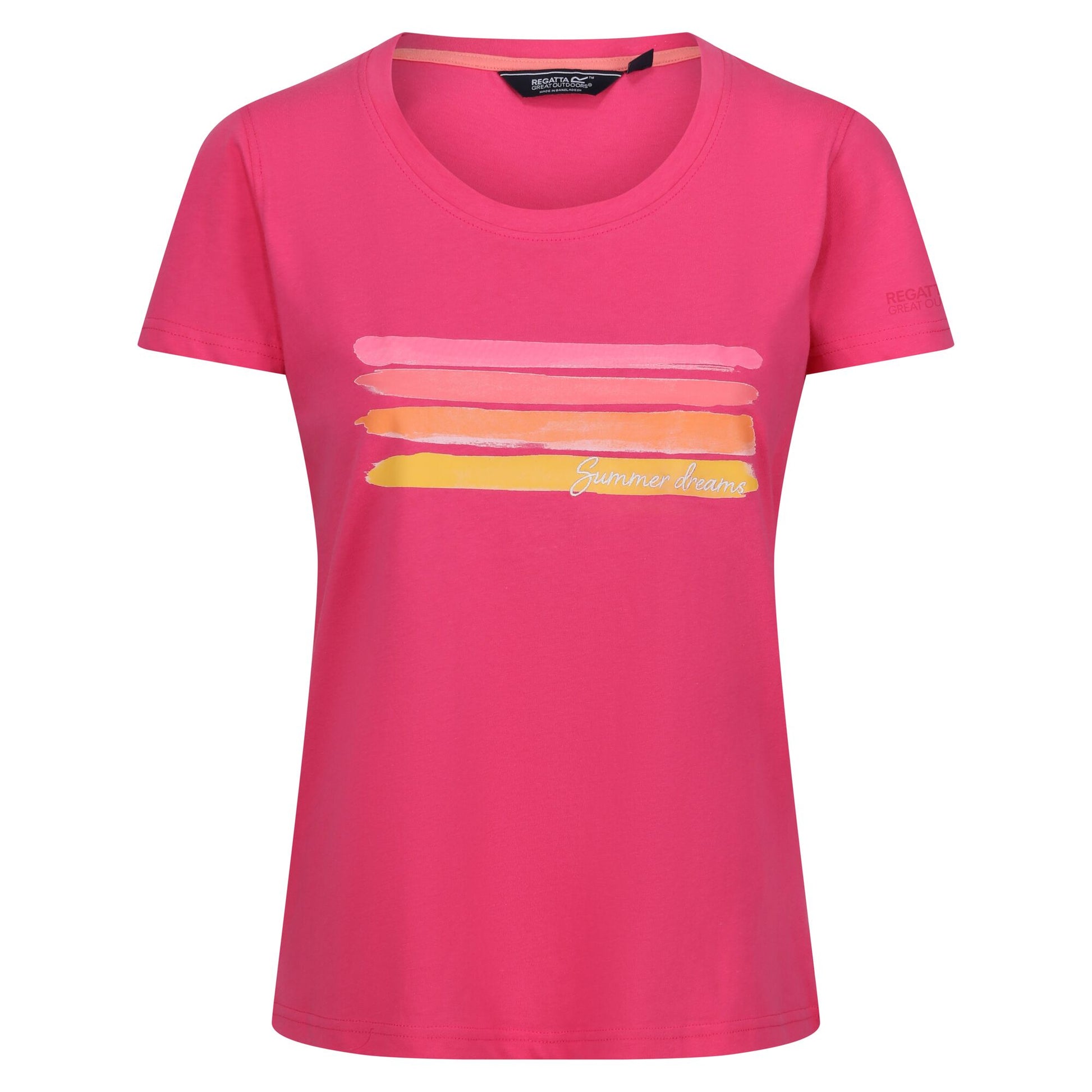 Hot Pink - Front - Regatta Womens-Ladies Filandra VIII T-Shirt