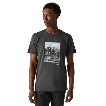 Ash - Lifestyle - Regatta Mens Breezed IV Rock T-Shirt