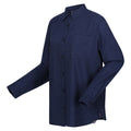 Navy - Side - Regatta Womens-Ladies Primevere Shirt