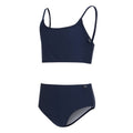 Navy - Side - Regatta Girls Dakaria II Plain Bikini