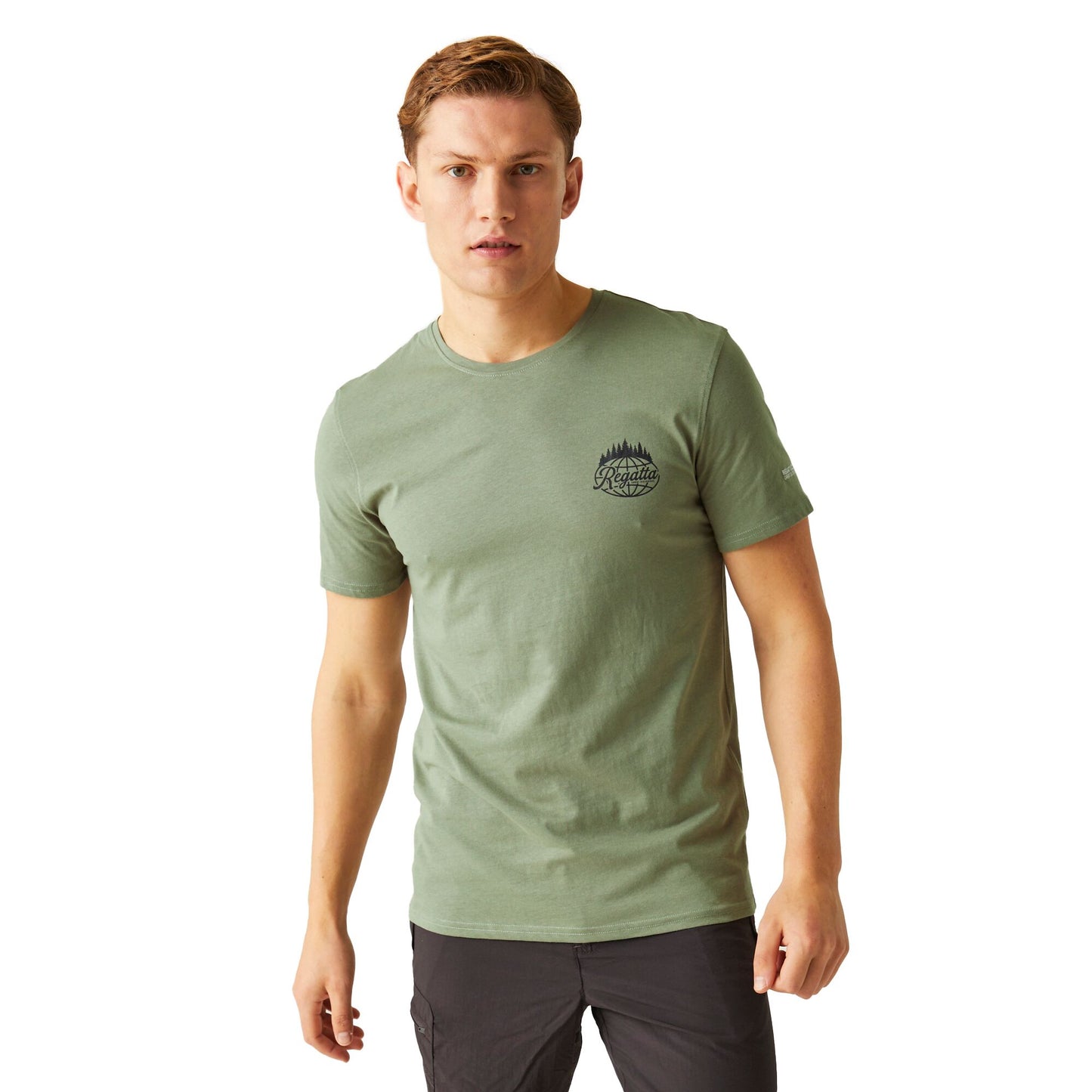 Agave Green - Lifestyle - Regatta Mens Breezed IV Trees T-Shirt