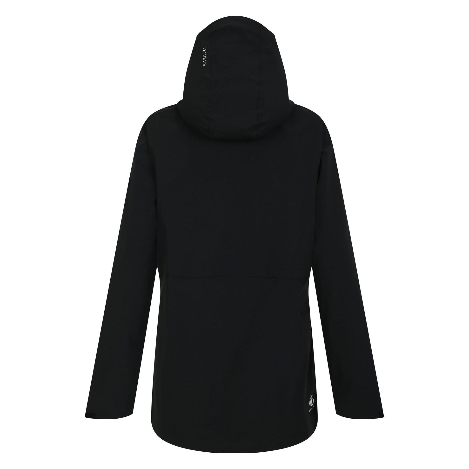 Black - Back - Dare 2B Womens-Ladies Switch Up II Waterproof Jacket