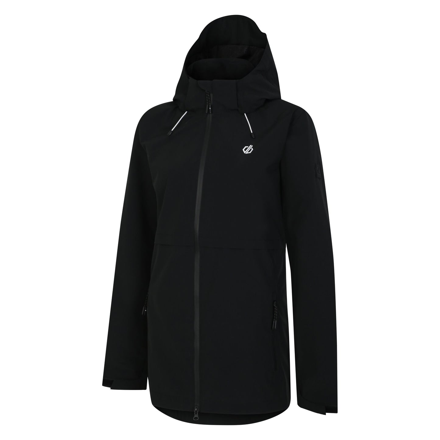 Black - Side - Dare 2B Womens-Ladies Switch Up II Waterproof Jacket