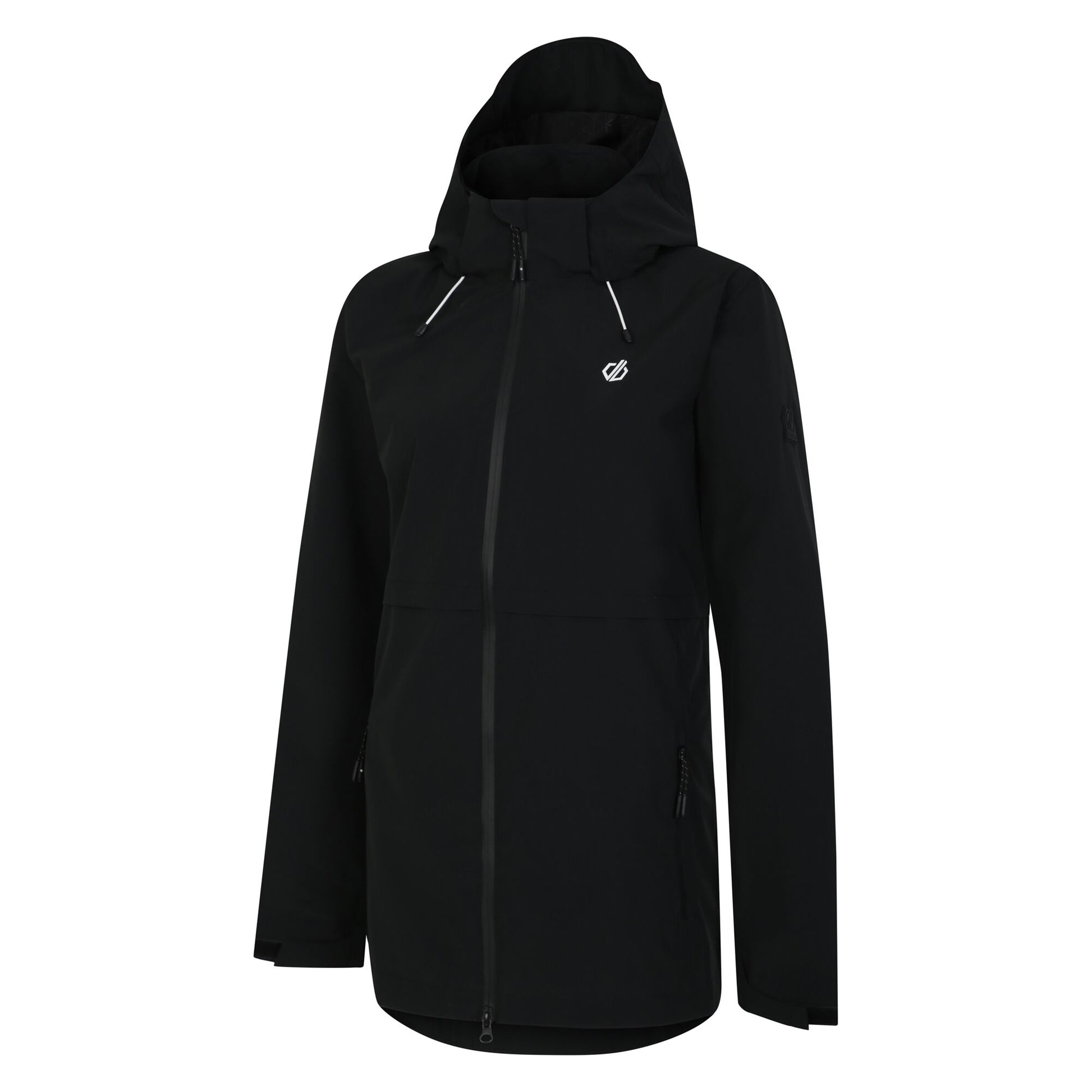 Black - Side - Dare 2B Womens-Ladies Switch Up II Waterproof Jacket