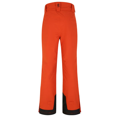 Brown-Orange - Back - Dare 2B Mens Baseplate Contrast Detail Ski Trousers