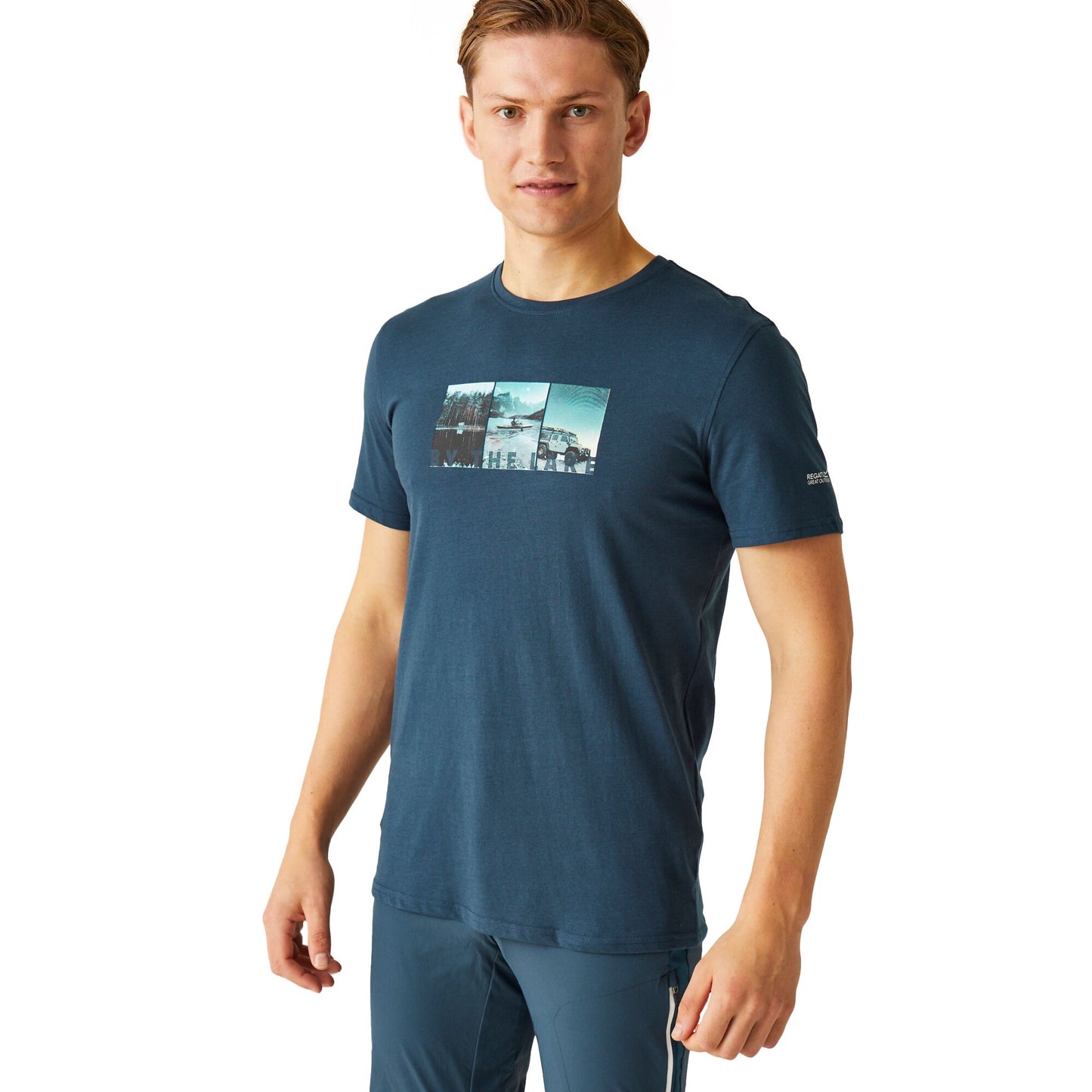 Moonlight Denim - Lifestyle - Regatta Mens Breezed IV Landscape T-Shirt
