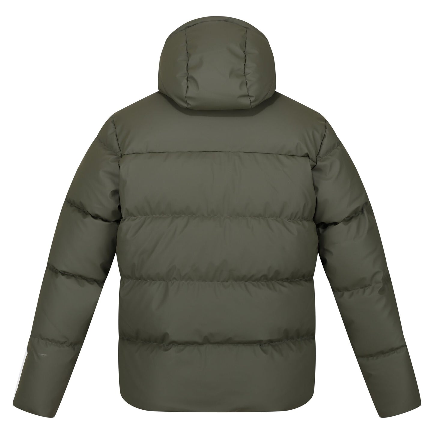 Dark Khaki - Back - Regatta Mens Saltern Quilted Jacket