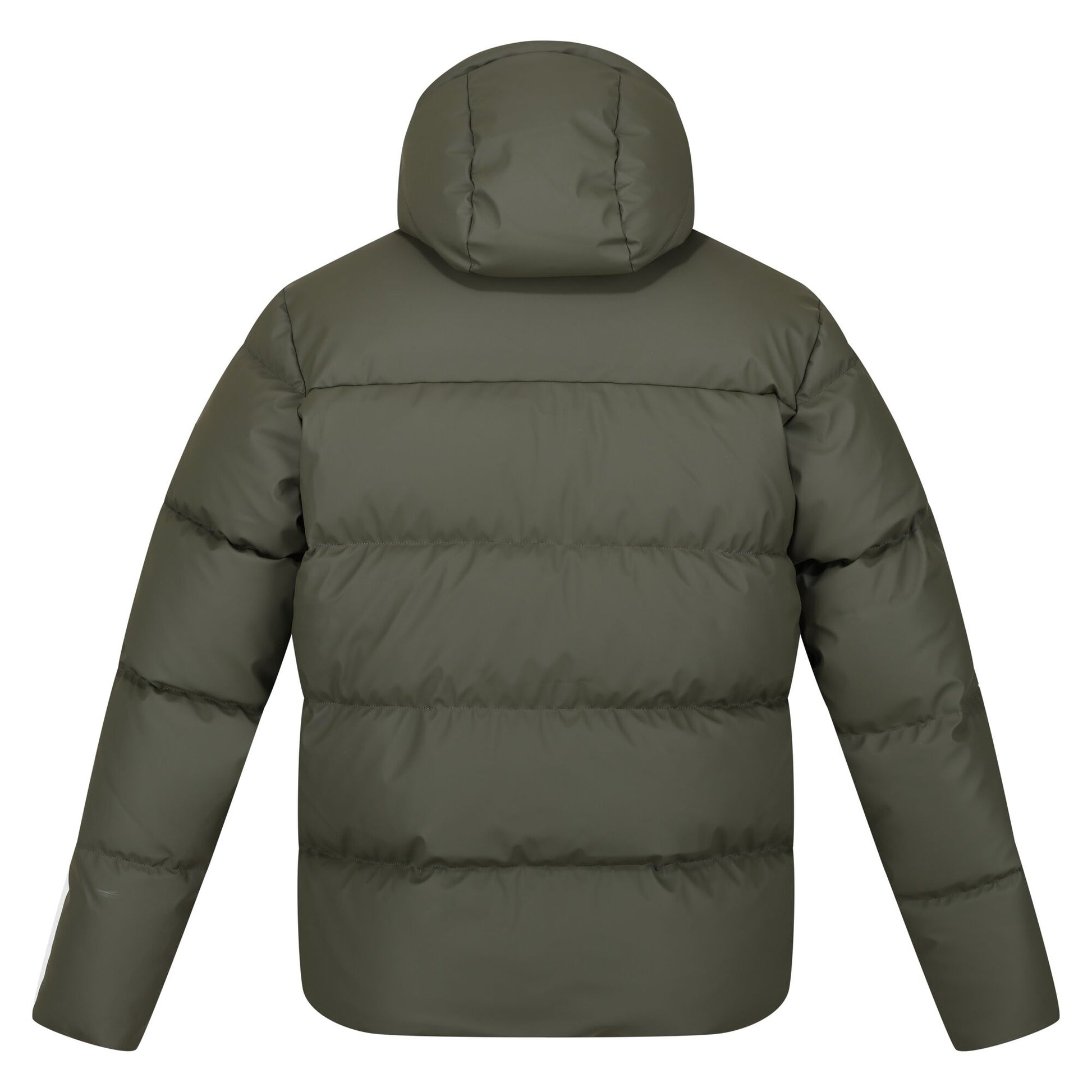 Dark Khaki - Back - Regatta Mens Saltern Quilted Jacket