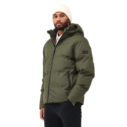 Dark Khaki - Side - Regatta Mens Saltern Quilted Jacket