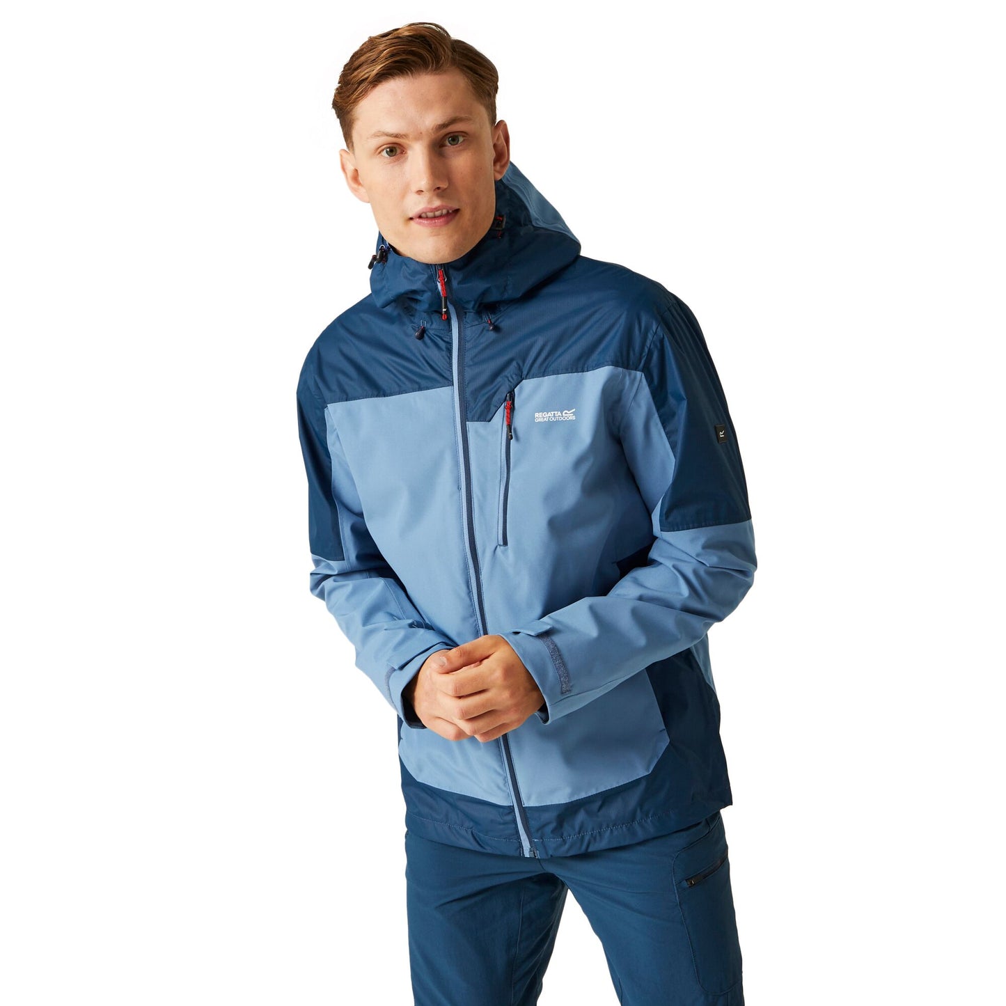 Coronet Blue-Moonlight Denim - Lifestyle - Regatta Mens Highton III Stretch Waterproof Jacket