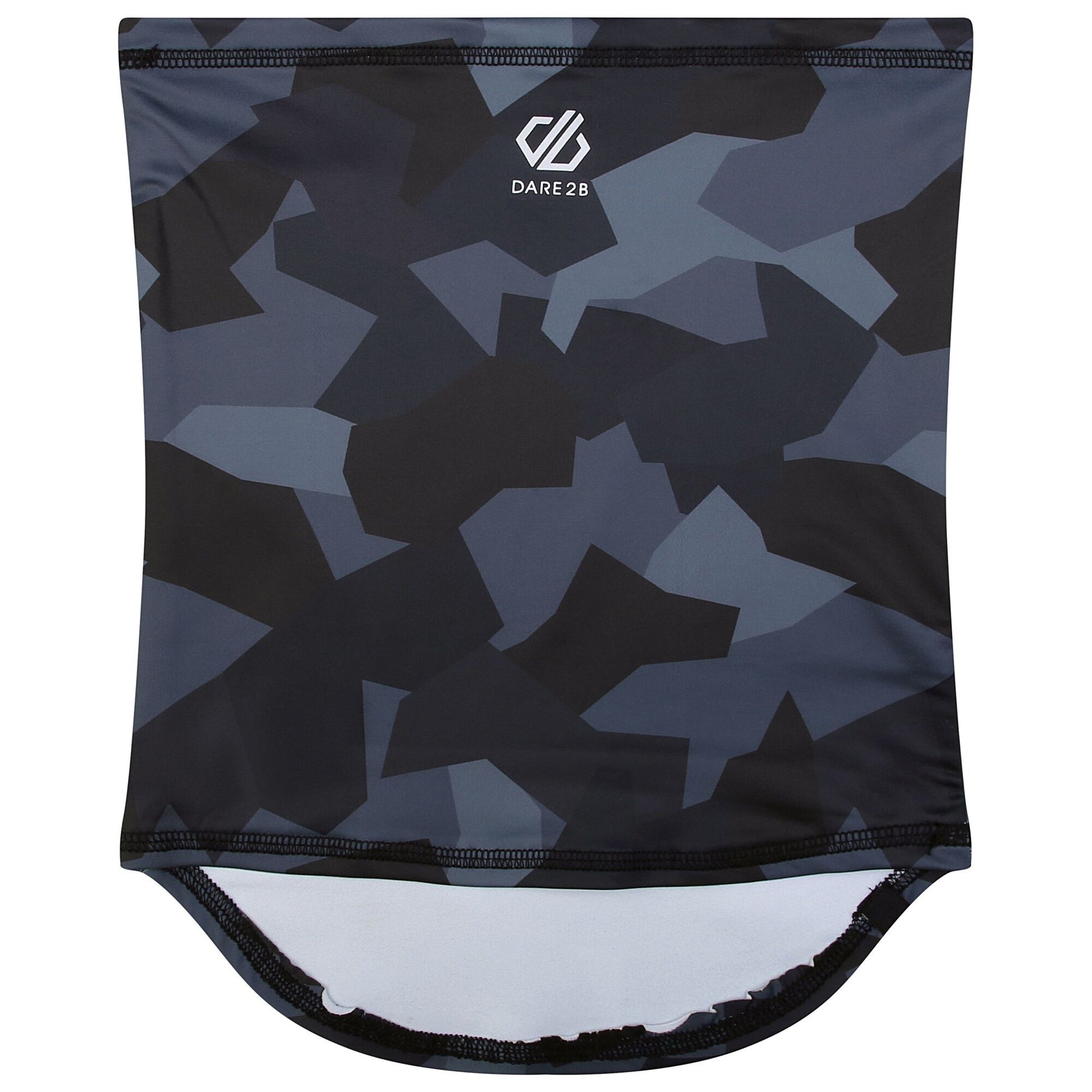 Black - Front - Dare 2B Unisex Adult Niveous Geo Camo Neck Gaiter