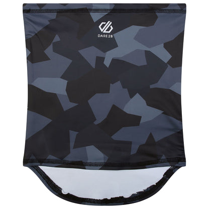 Black - Front - Dare 2B Unisex Adult Niveous Geo Camo Neck Gaiter