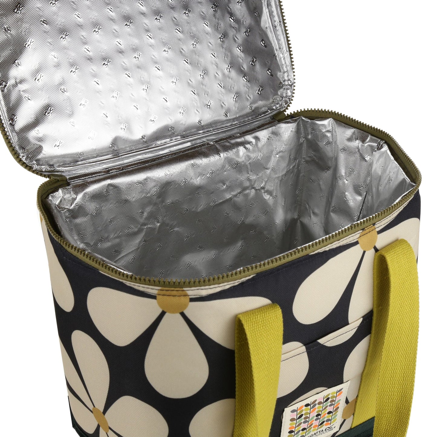 Black - Lifestyle - Regatta Orla Kiely 12L Daisy Cool Bag