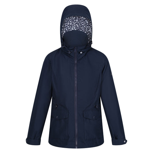 Navy - Front - Regatta Womens-Ladies Navassa Waterproof Jacket