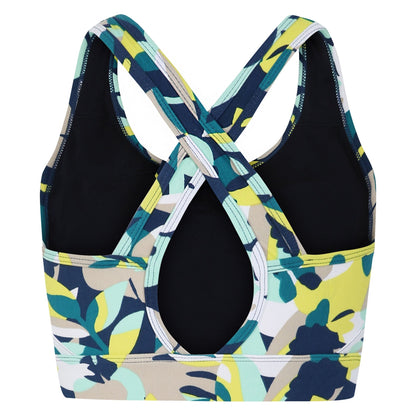 Moonlight Denim - Back - Dare 2B Womens-Ladies Swift II Petal Sports Bra