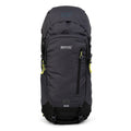 Black-Seal Grey - Front - Regatta Highton V2 65L Hiking Backpack