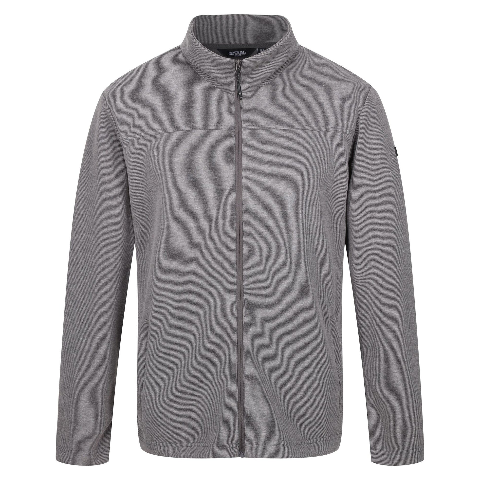 Dark Grey - Front - Regatta Mens Lakenham Full Zip Fleece