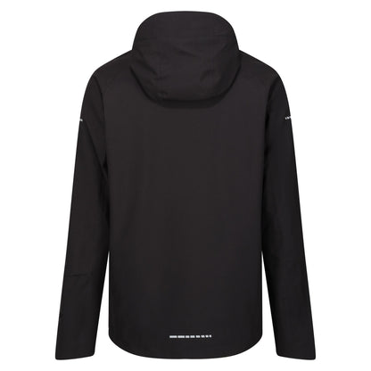 Black - Back - Regatta Professional Mens Waterproof Jacket