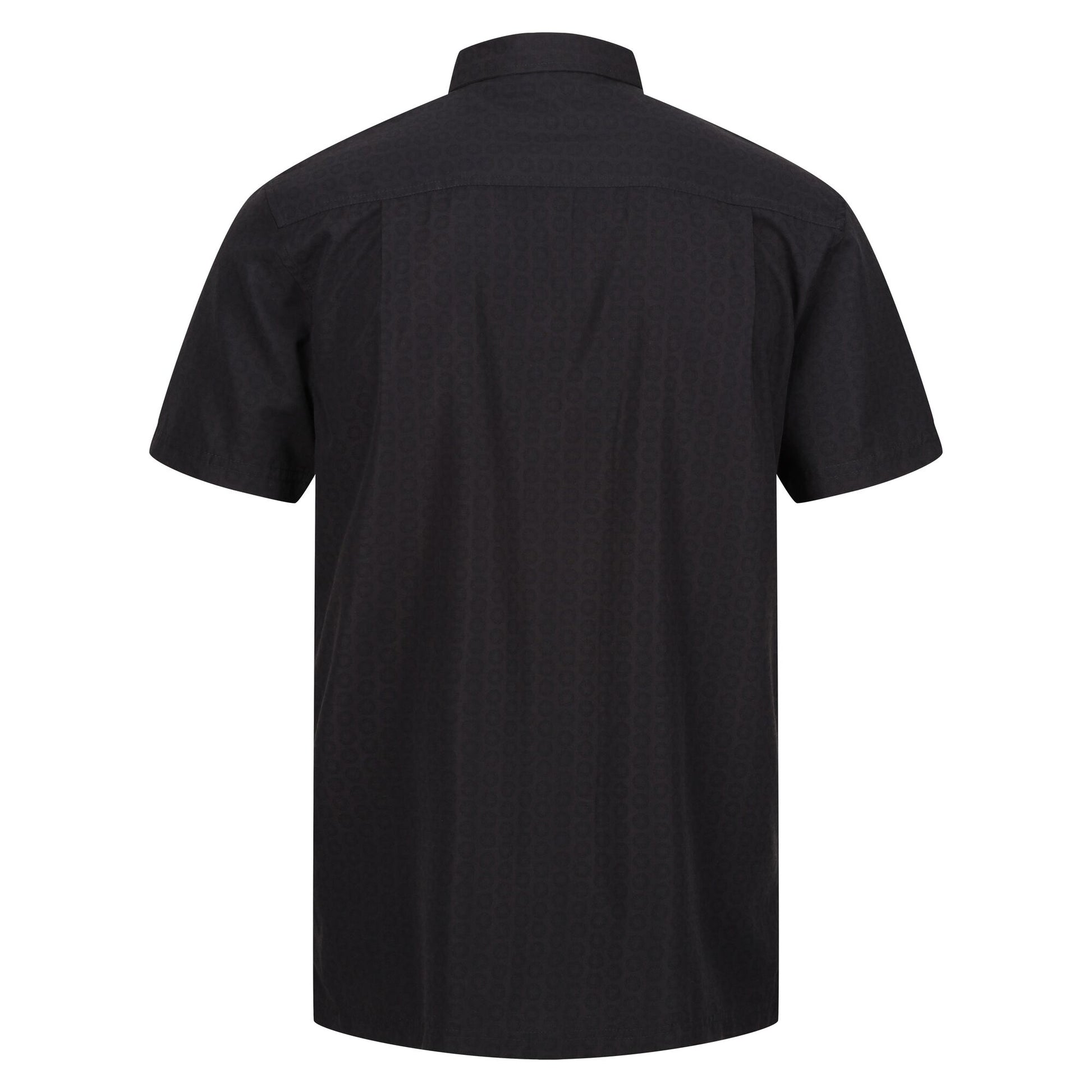 Ash-Black - Back - Regatta Mens Mindano VIII Patterned Shirt