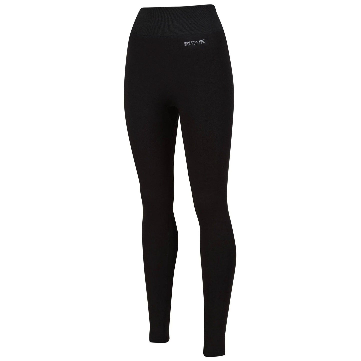 Black - Front - Regatta Womens-Ladies Stretch Thermal Leggings