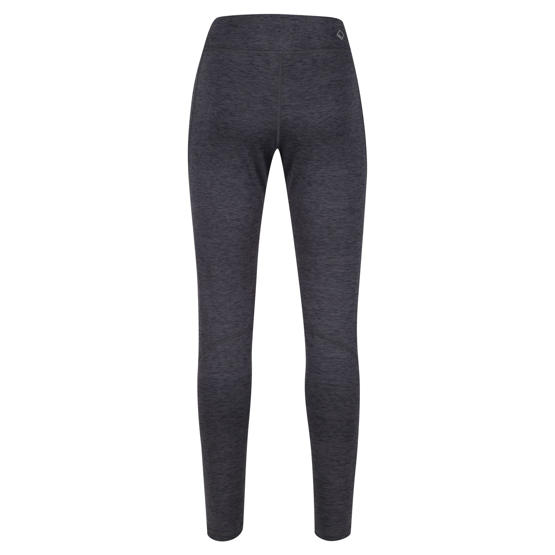 Seal Grey - Back - Regatta Womens-Ladies Holeen Animal Print Winter Leggings