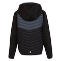 Black-Seal Grey - Back - Regatta Childrens-Kids Kielder VIII Hybrid Jacket