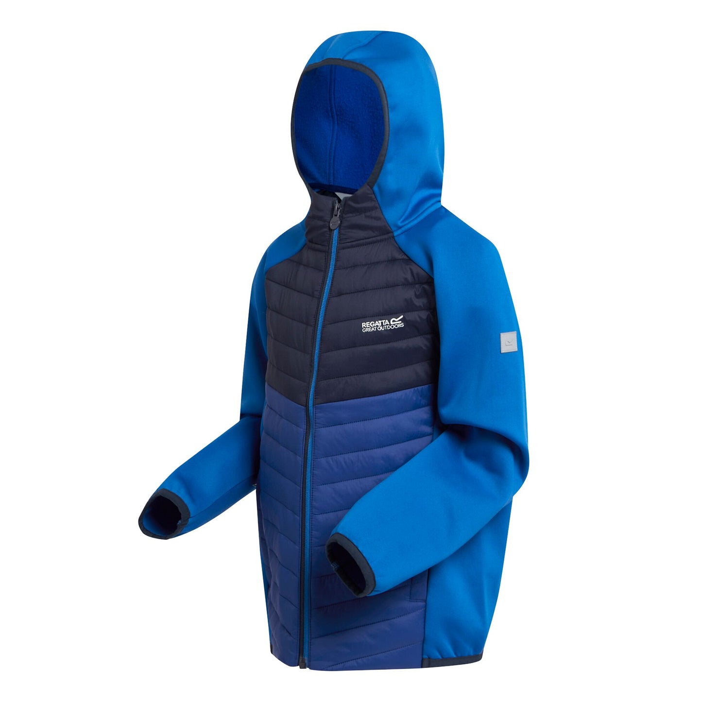 Oxford Blue-Navy - Side - Regatta Childrens-Kids Kielder VIII Hybrid Jacket