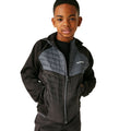 Black-Seal Grey - Lifestyle - Regatta Childrens-Kids Kielder VIII Hybrid Jacket