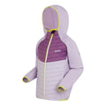 Lilac Frost-Sunset Purple - Side - Regatta Childrens-Kids Kielder VIII Hybrid Jacket