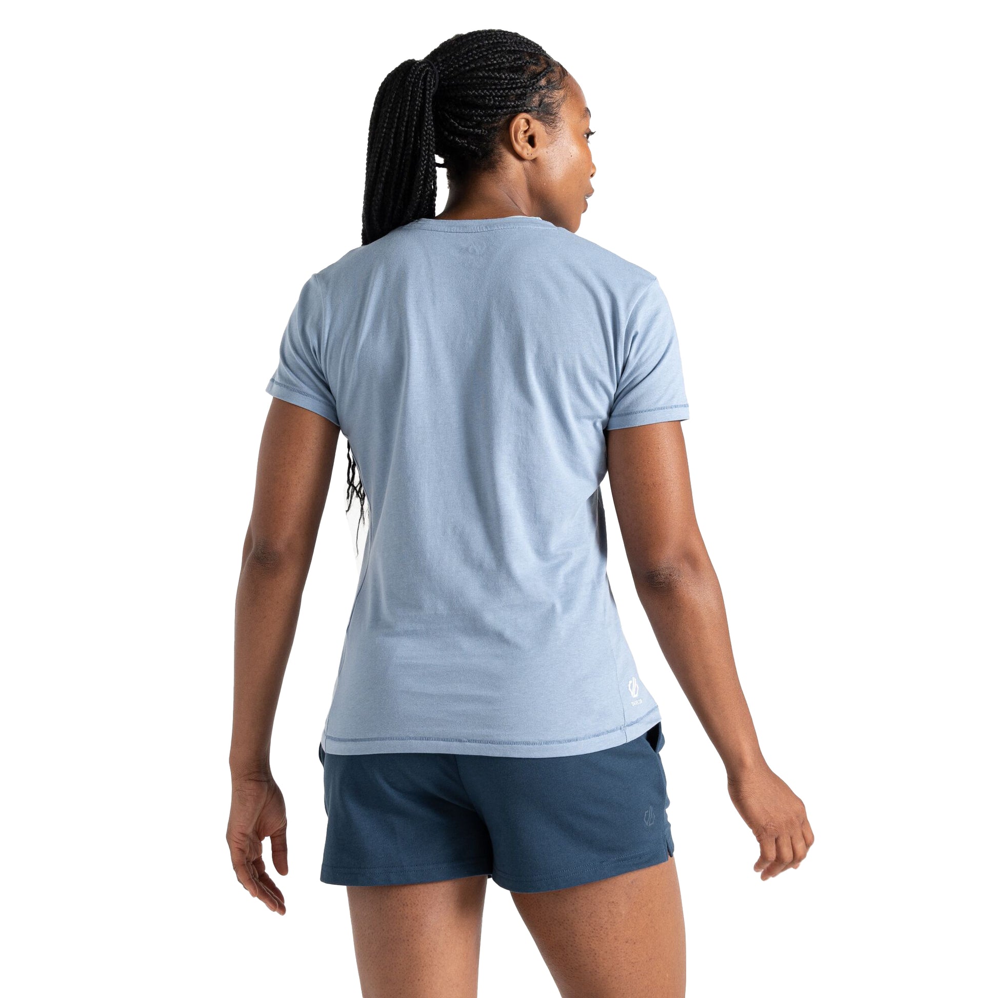 Rainwashed Blue - Pack Shot - Dare 2B Womens-Ladies Tranquility II Love T-Shirt