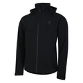 Black - Side - Dare 2B Mens Switch Out II Waterproof Jacket