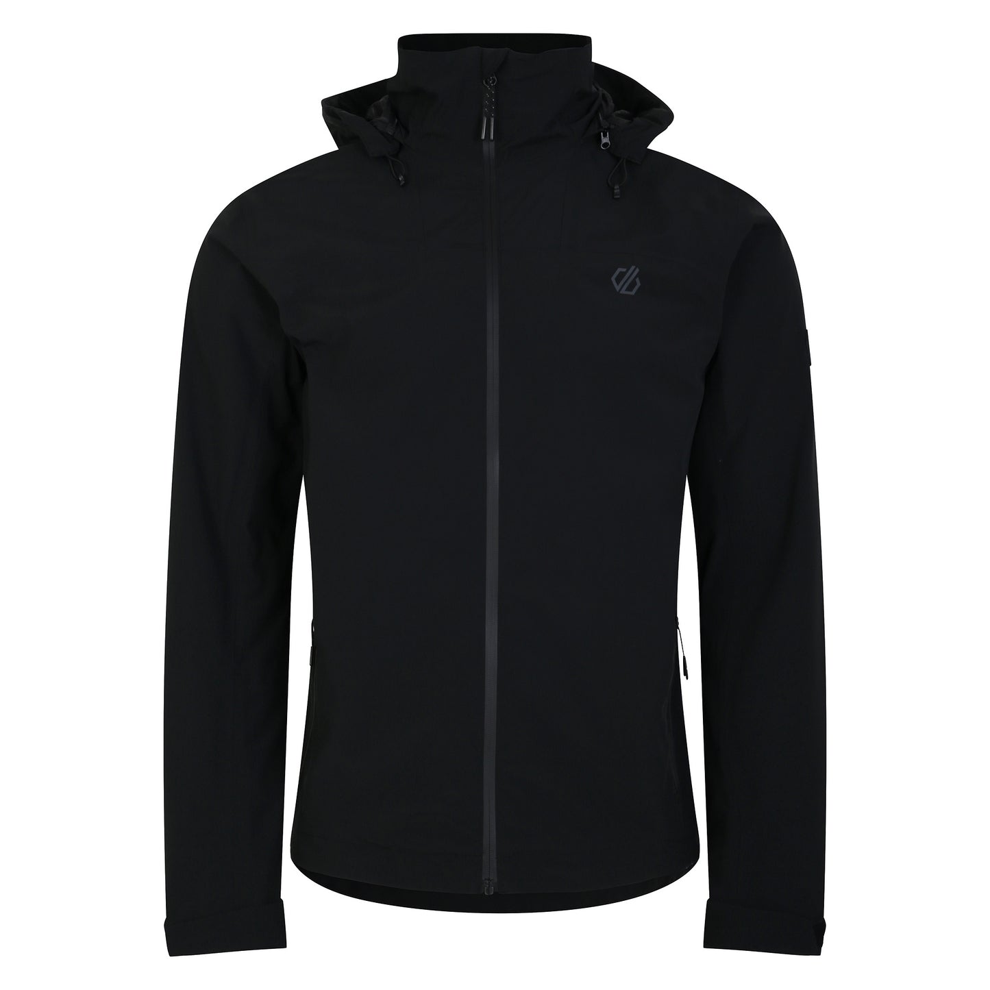 Black - Front - Dare 2B Mens Switch Out II Waterproof Jacket