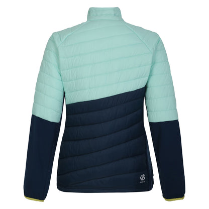 Mint Green-Moonlight Denim - Back - Dare 2B Womens-Ladies Lexan Hybrid Jacket