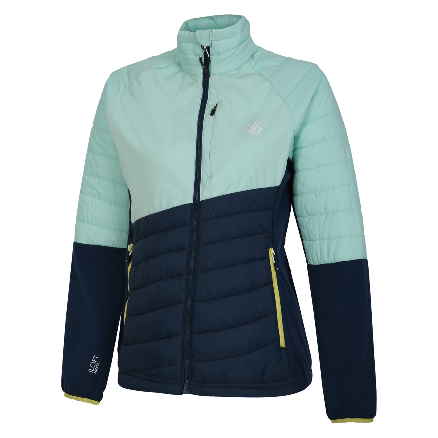 Mint Green-Moonlight Denim - Side - Dare 2B Womens-Ladies Lexan Hybrid Jacket