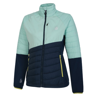 Mint Green-Moonlight Denim - Side - Dare 2B Womens-Ladies Lexan Hybrid Jacket