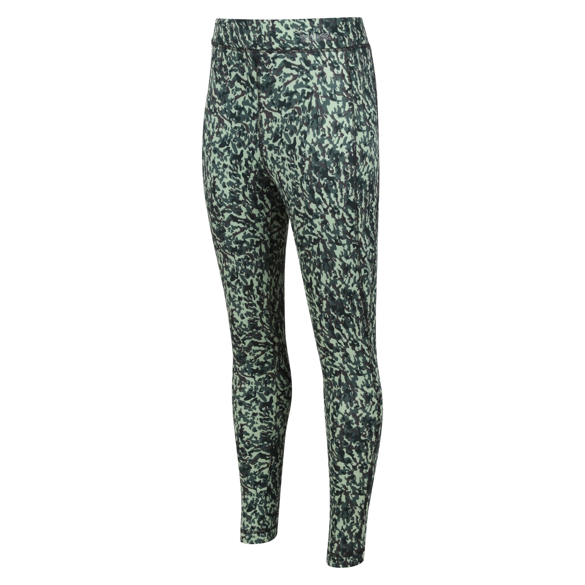 Darkest Spruce - Back - Regatta Womens-Ladies Holeen Camo Winter Leggings