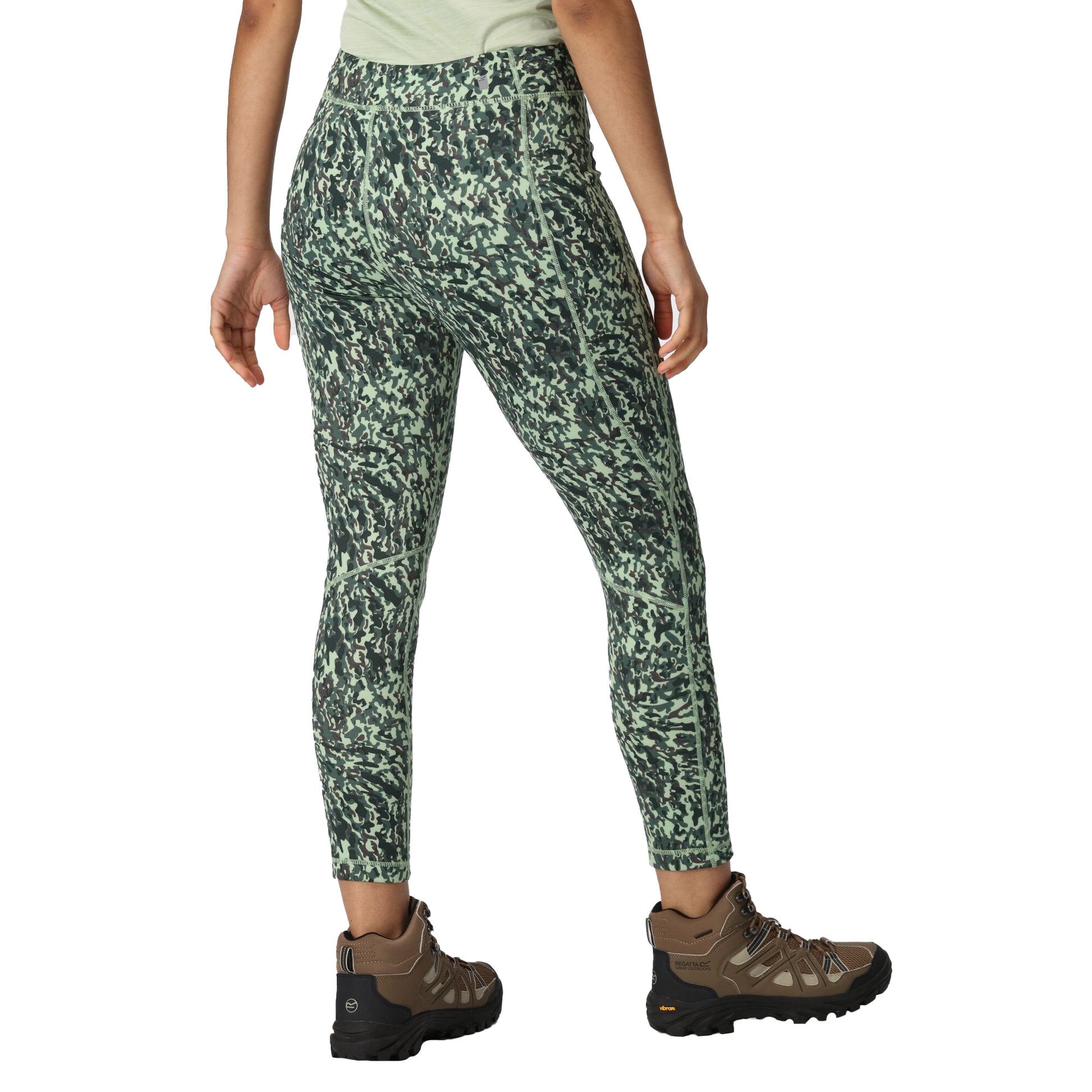 Darkest Spruce - Lifestyle - Regatta Womens-Ladies Holeen Camo Winter Leggings